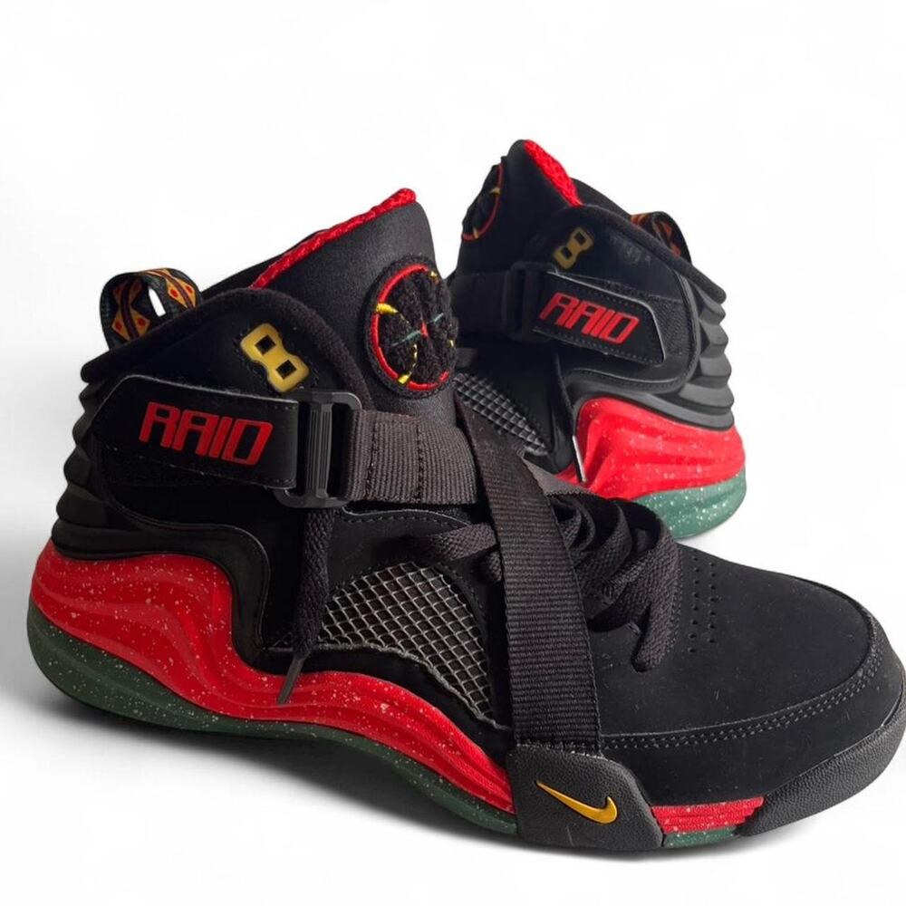 Nike Air Raid Retro Basketball Shoes Mens 9 Y2K Techwear Streetwear